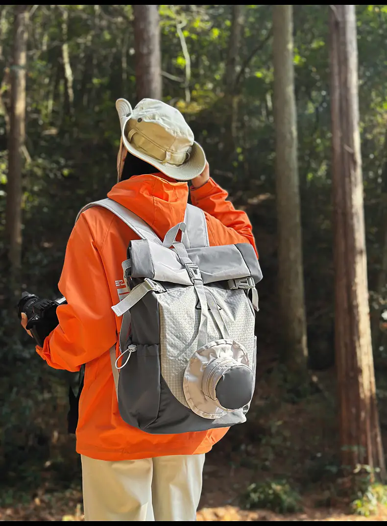 Cross-border Hiking Backpack 2025 Large Capacity Mesh Design — feature 26