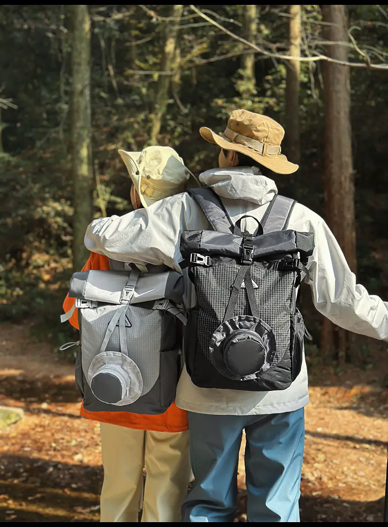 Cross-border Hiking Backpack 2025 Large Capacity Mesh Design — feature 30