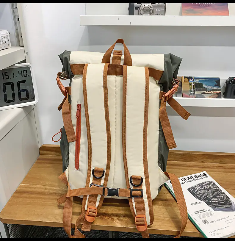 Cross-border Hiking Backpack 2025 Large Capacity Mesh Design — feature 40