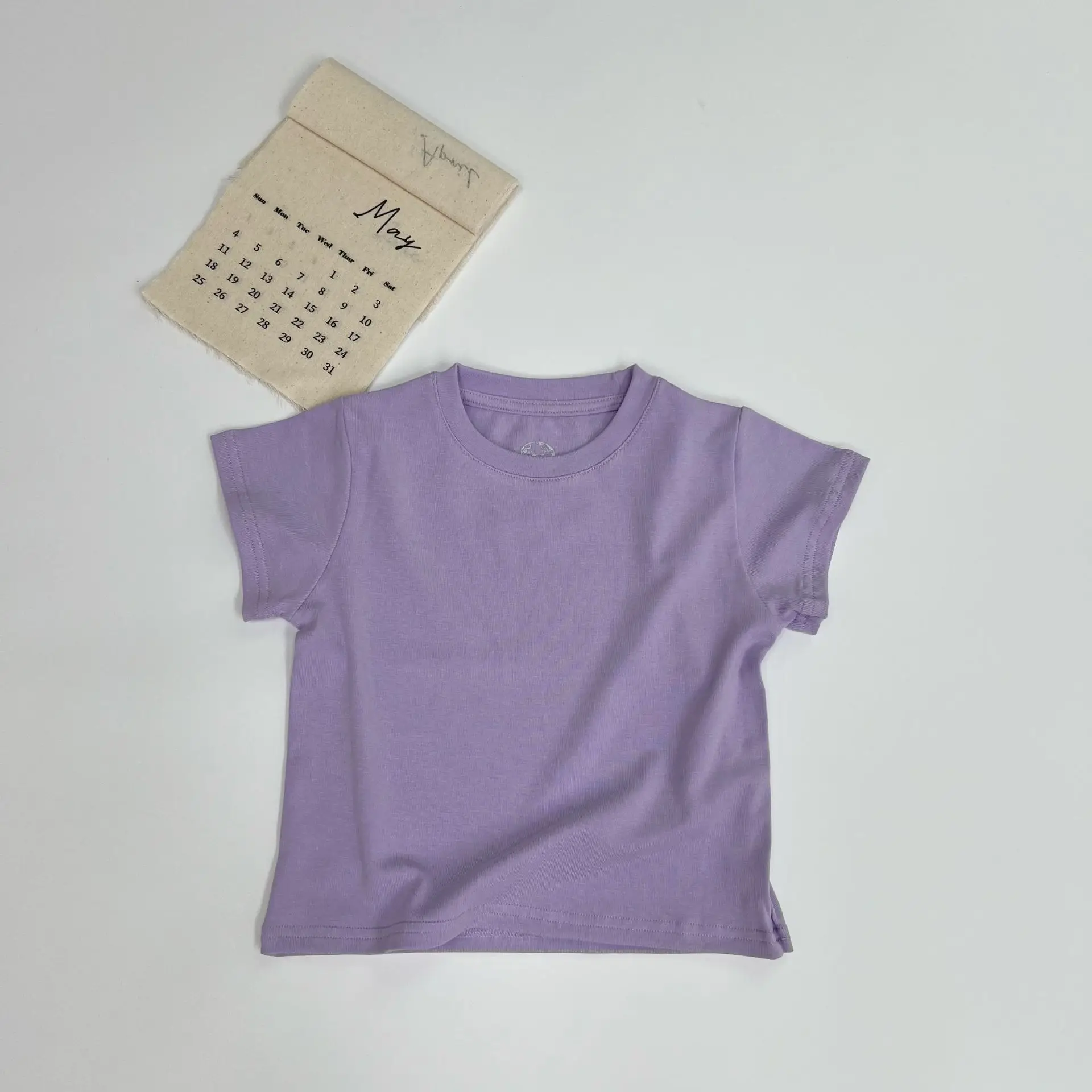 2025 Kids T-Shirt Set Korean Style Short Sleeve Brown Green — feature 6