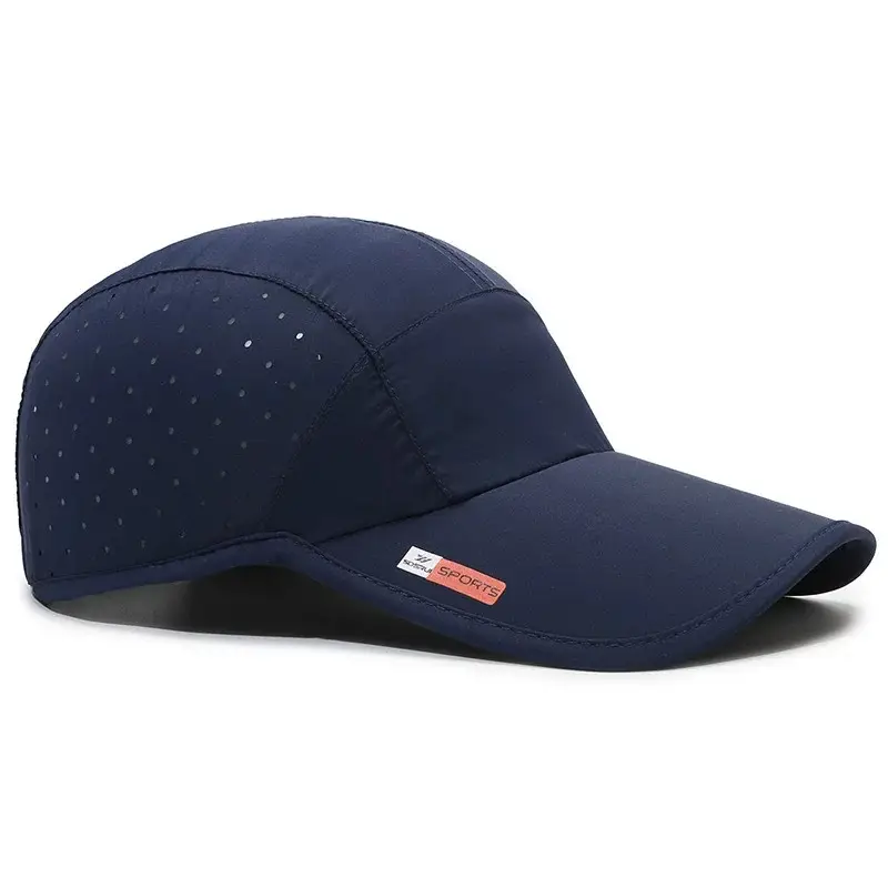 Men's Navy Blue Baseball Cap Sun Hat Quick Dry