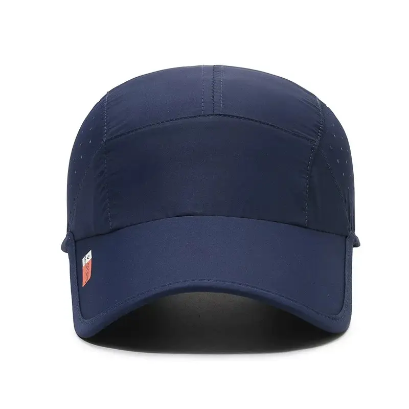 Men's Navy Blue Baseball Cap Sun Hat Quick Dry