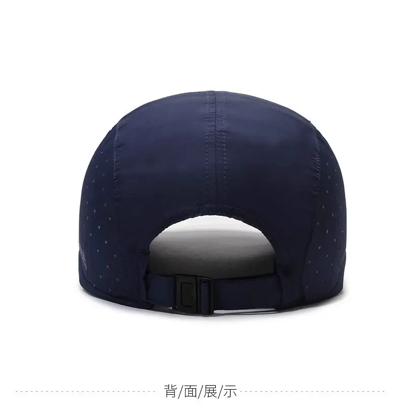 Men's Navy Blue Baseball Cap Sun Hat Quick Dry — feature 11