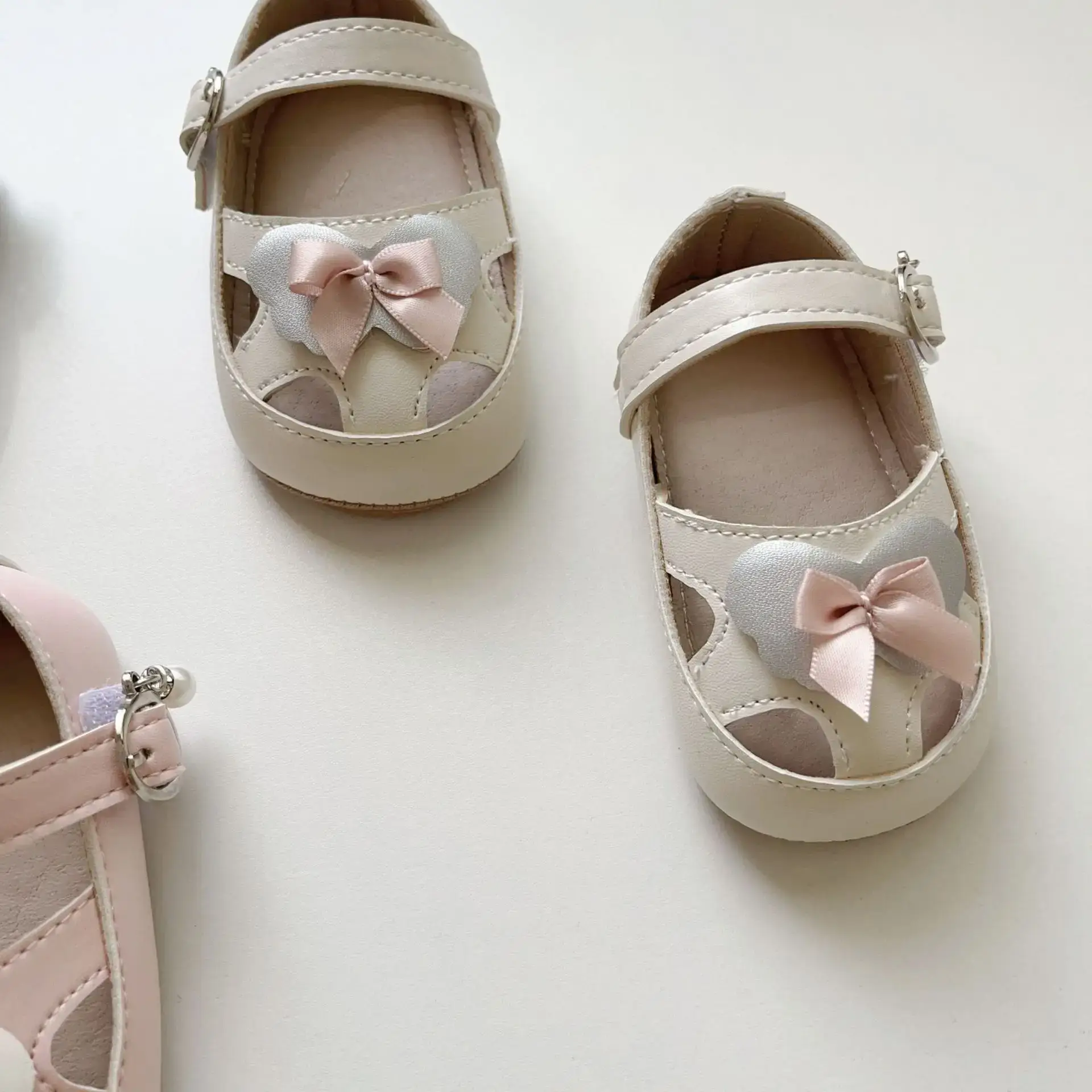 Baby Princess Shoes Silver Bow Sole 6-18M — feature 13