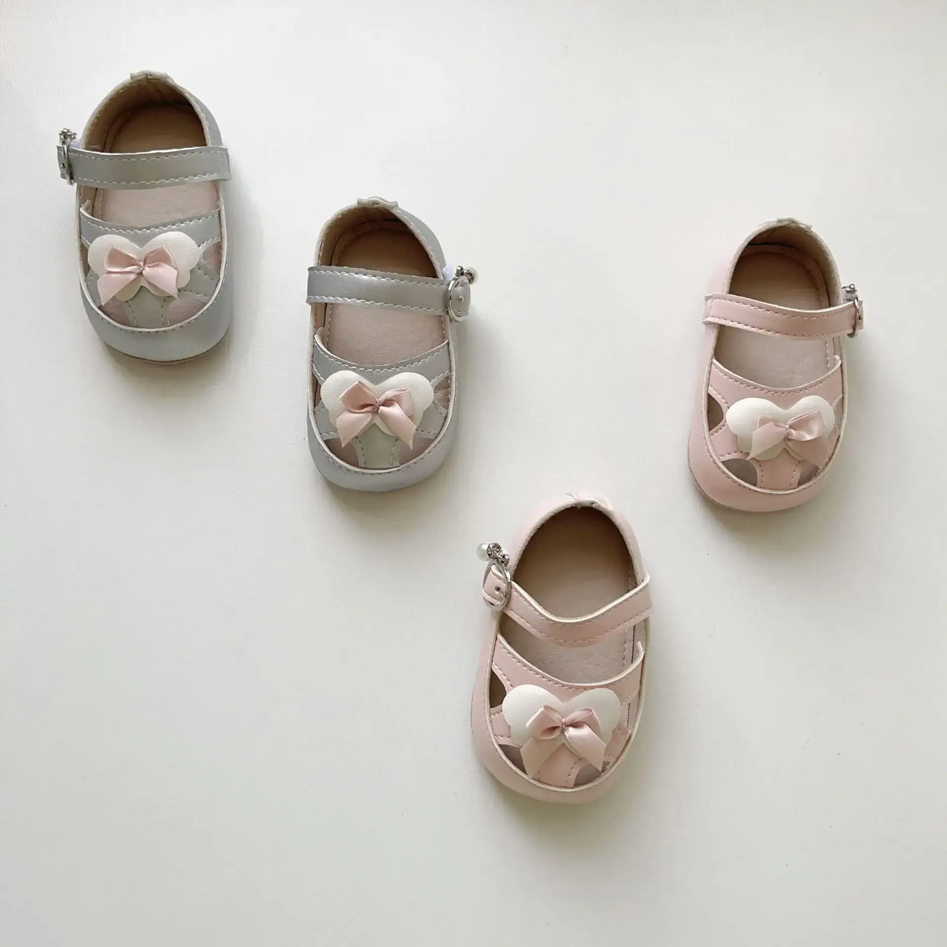 Baby Princess Shoes Silver Bow Sole 6-18M — feature 21