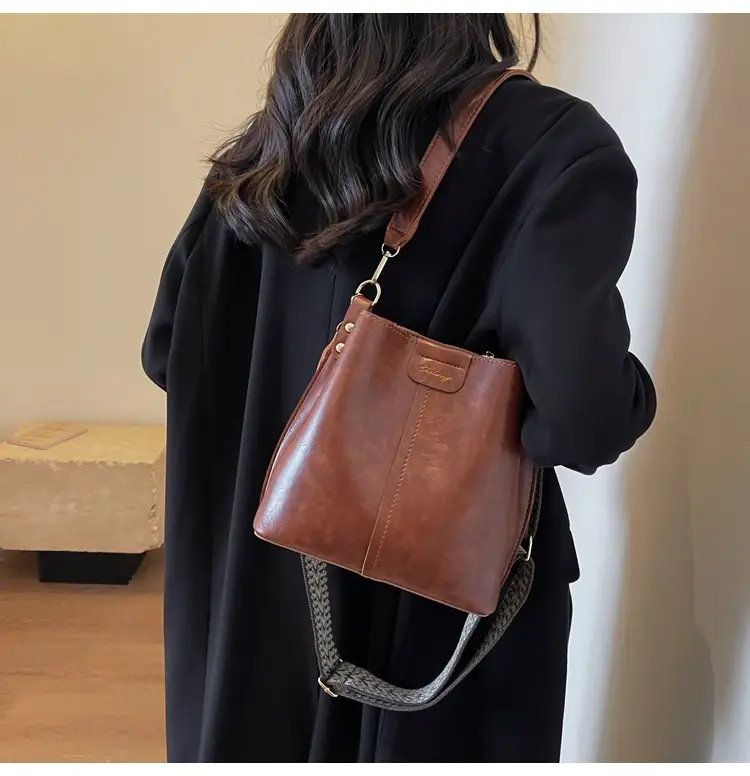 Women's Korean Style Beige Shoulder Bag 2025 New Arrival — feature 20
