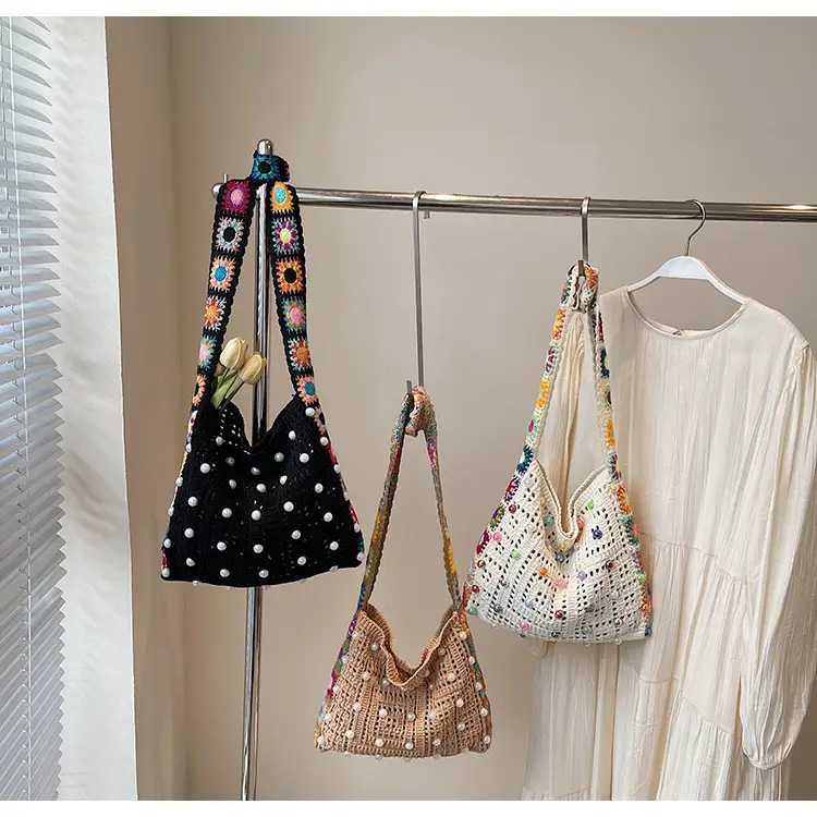 Summer Knitted Cut Out Woven Bag for Women Large Capacity — feature 13