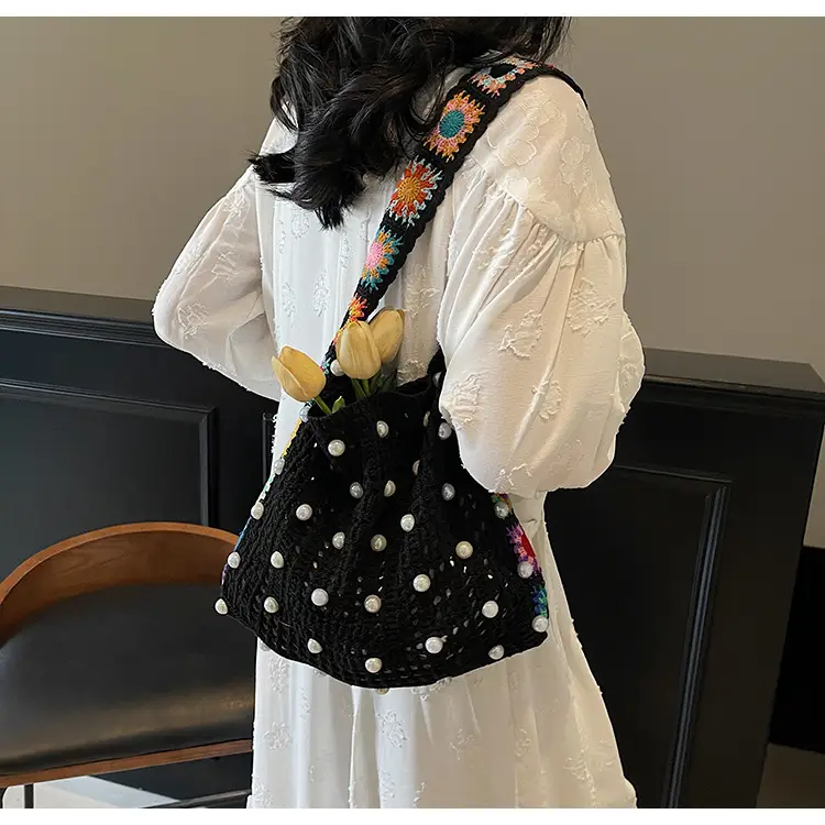 Summer Knitted Cut Out Woven Bag for Women Large Capacity — feature 15
