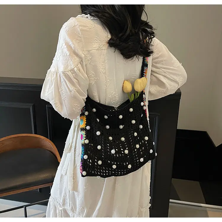 Summer Knitted Cut Out Woven Bag for Women Large Capacity — feature 16