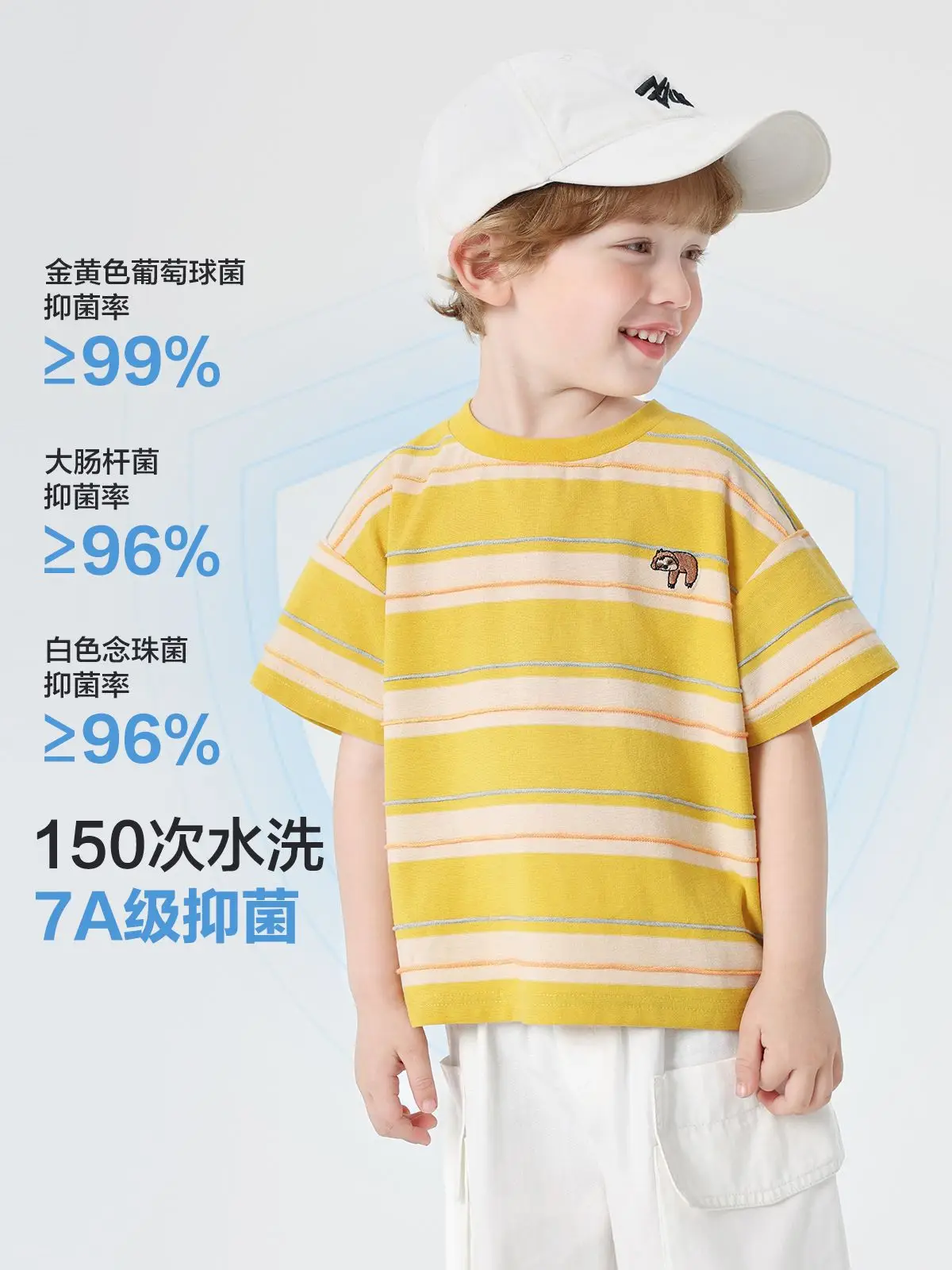 Right European Boys Striped T-Shirt Summer 2026 - Image 7