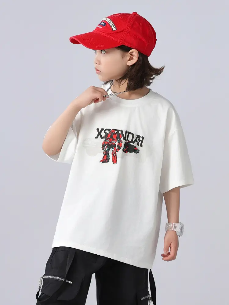 Boys Cotton T-Shirt Summer Wear 2025 Medium Large - Image 3