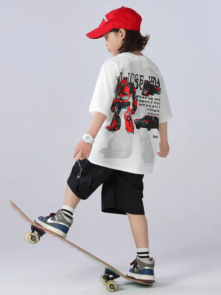 Boys Cotton T-Shirt Summer Wear 2025 Medium Large - Image 5