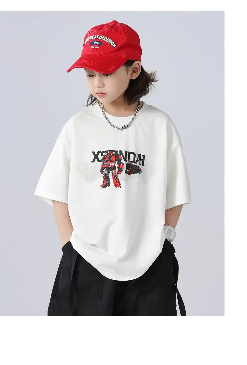 Boys Cotton T-Shirt Summer Wear 2025 Medium Large — feature 18