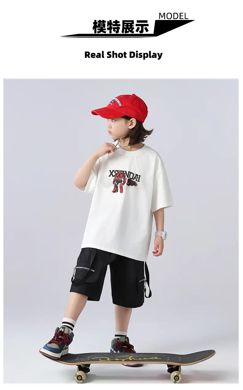 Boys Cotton T-Shirt Summer Wear 2025 Medium Large — feature 9