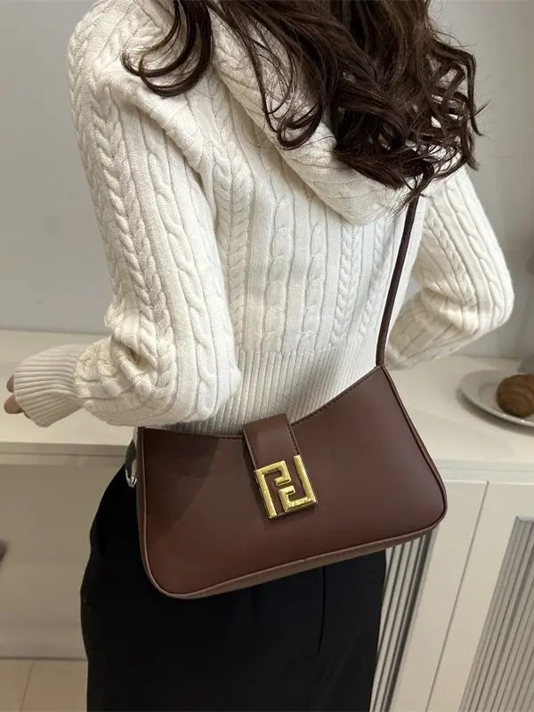 Brown Fendi Style Crossbody Bag for Women 2025