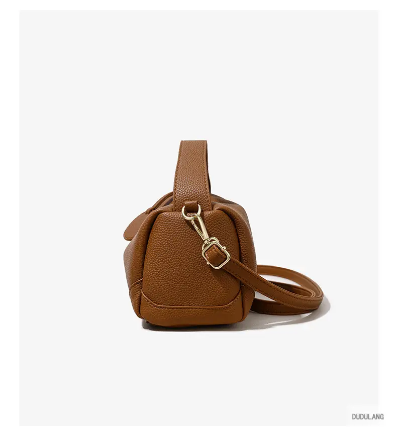 Women's Brown Crossbody Bag with Gold Chain — feature 23