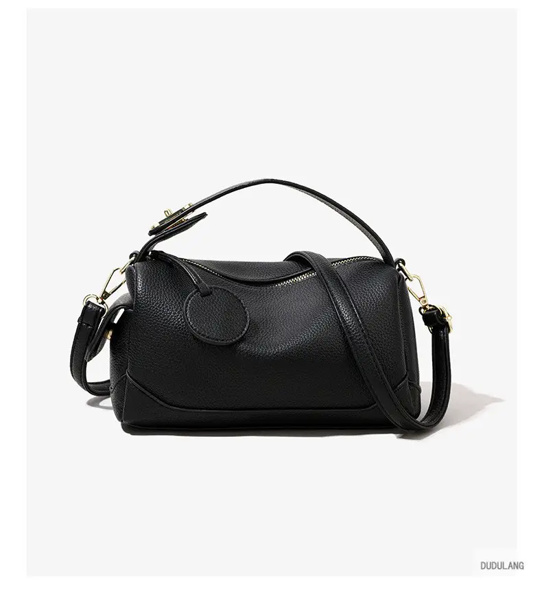 Women's Brown Crossbody Bag with Gold Chain — feature 27