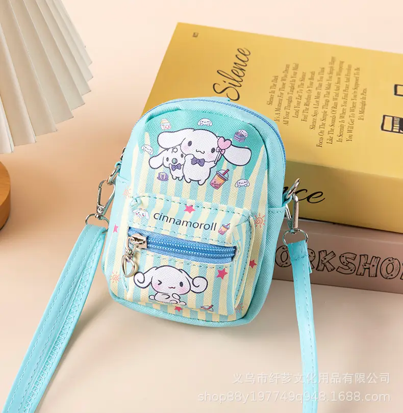 Cute Cartoon Coin Purse for Girls with Belt Shoulder Crossbody — feature 16