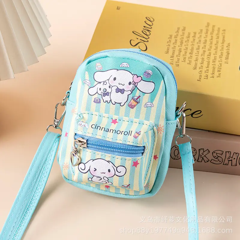 Cute Cartoon Coin Purse for Girls with Belt Shoulder Crossbody - Image 4
