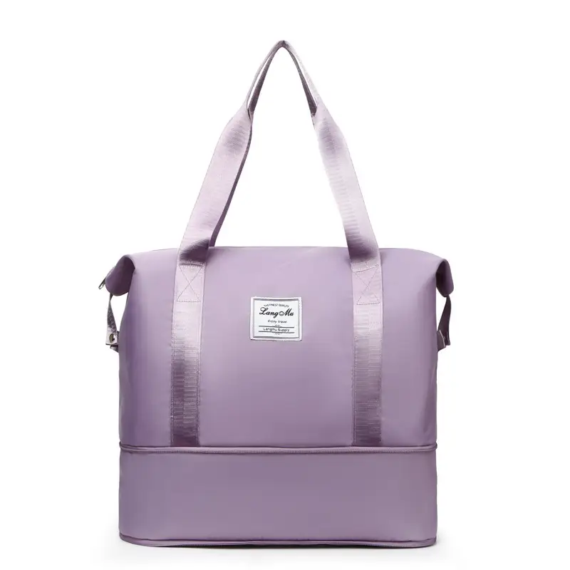 Purple 2025 Travel Bag Large Capacity Women's Sports Bag