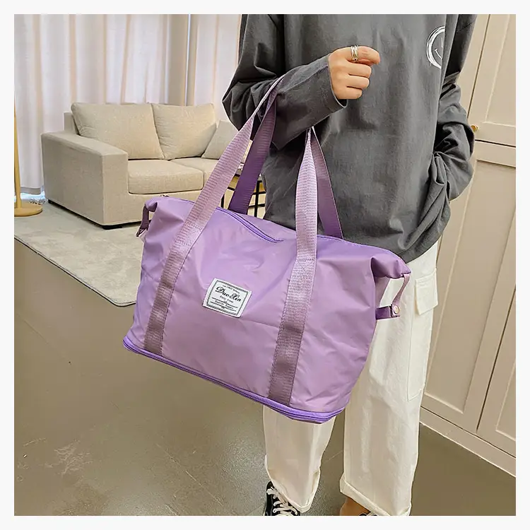 Purple 2025 Travel Bag Large Capacity Women's Sports Bag — feature 17