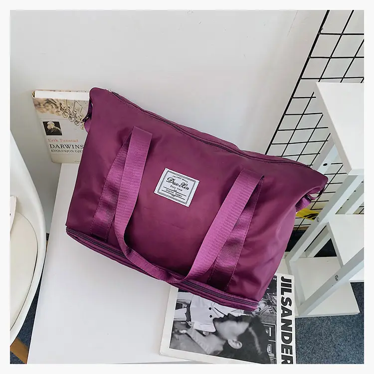 Purple 2025 Travel Bag Large Capacity Women's Sports Bag — feature 23