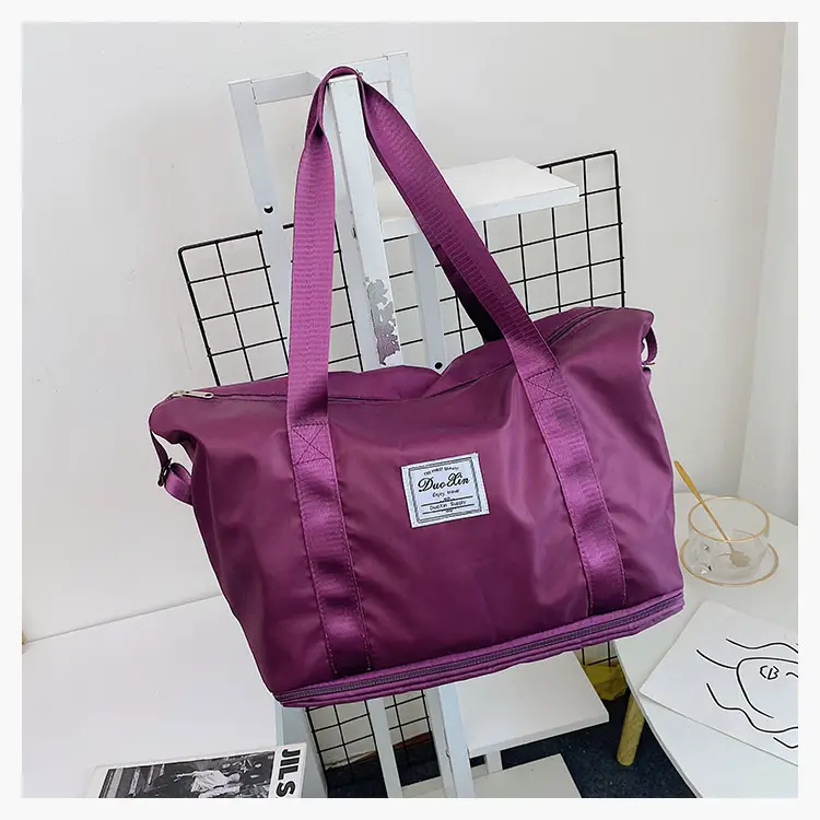 Purple 2025 Travel Bag Large Capacity Women's Sports Bag — feature 24