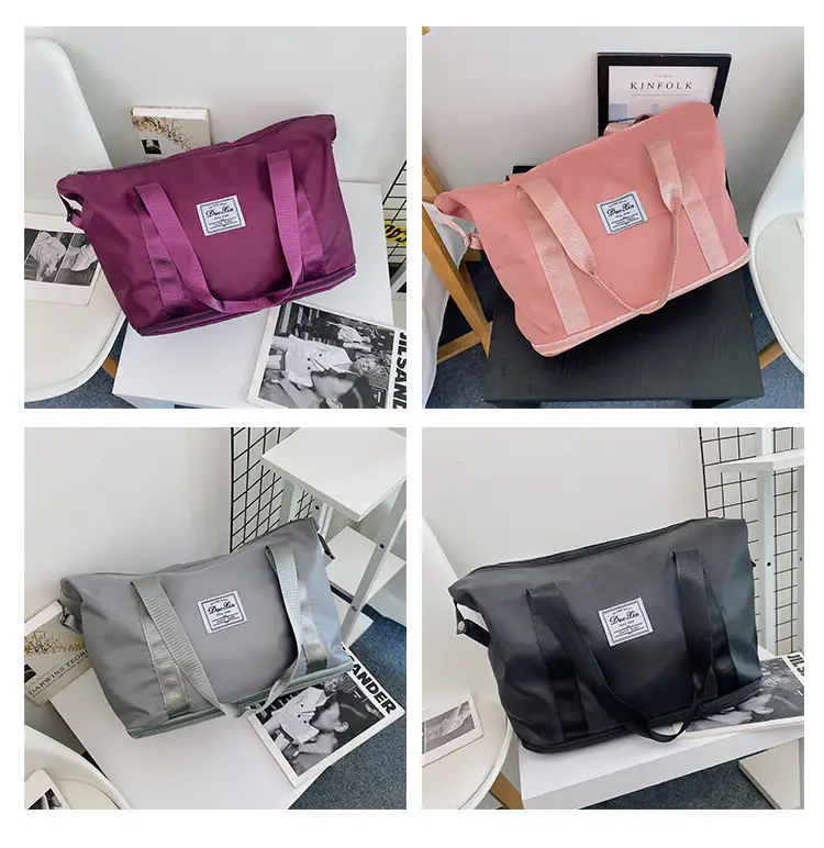 Purple 2025 Travel Bag Large Capacity Women's Sports Bag — feature 8