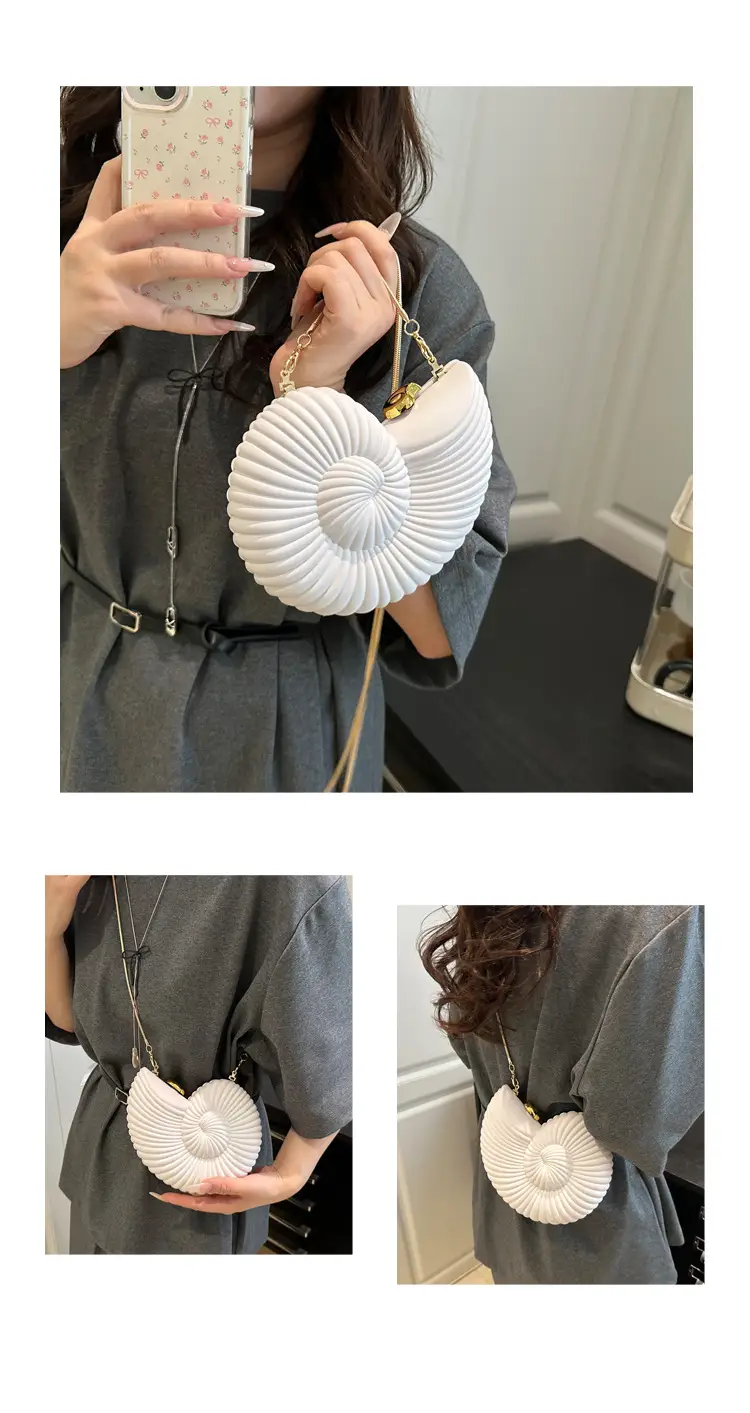 White Spiral Crossbody Bag for Women 2025 — feature 14