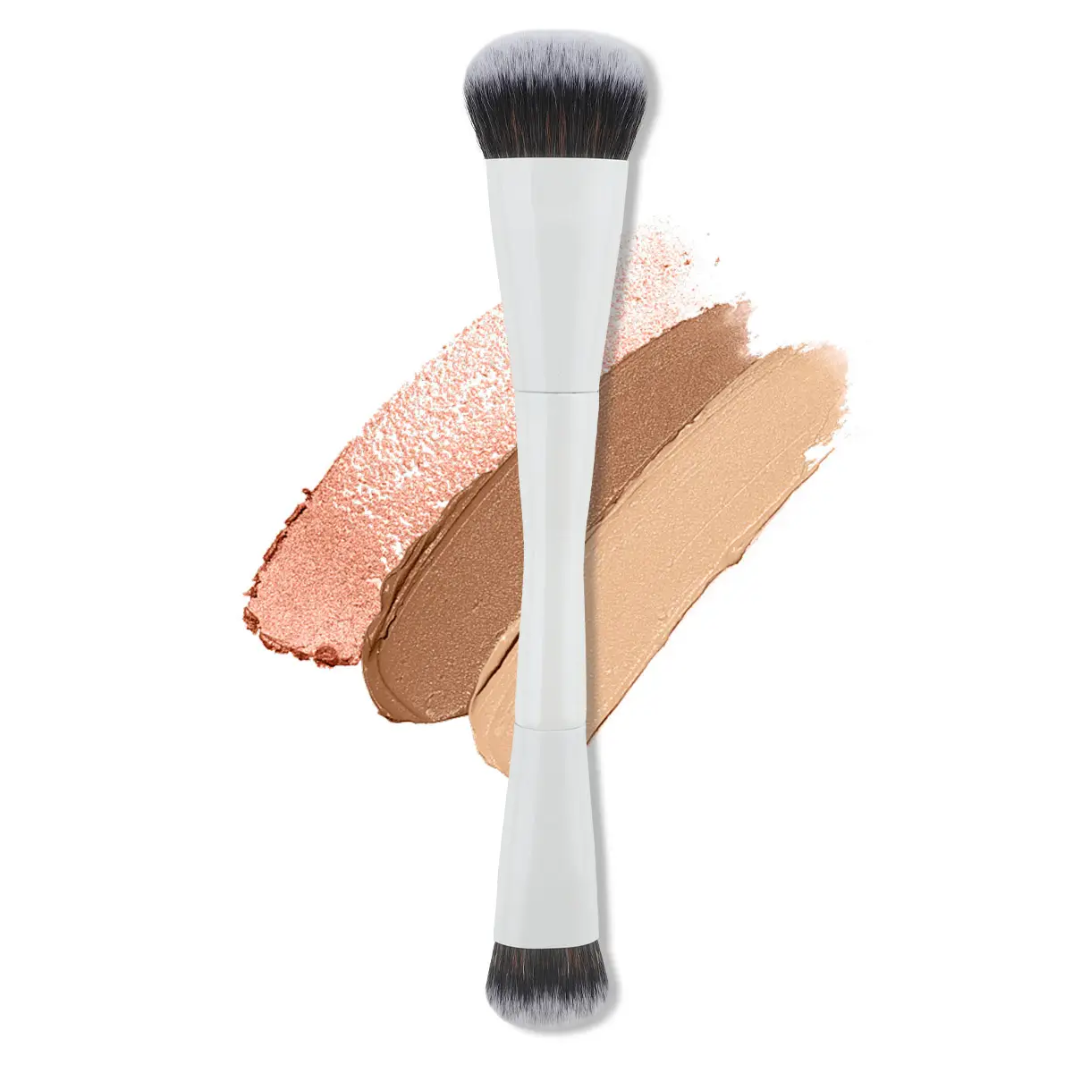 Double-Ended Makeup Brushes for Blush & Contour - Image 3