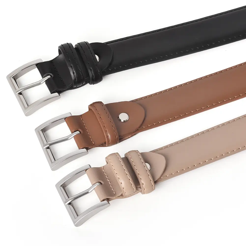 Women's Genuine Leather Waist-Cinching Belt for Jeans & Suits - Image 6