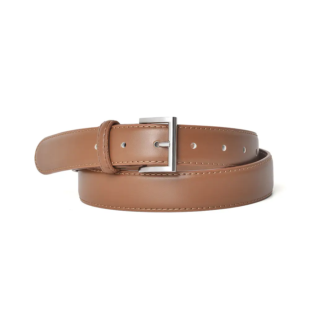 Women's Genuine Leather Waist-Cinching Belt for Jeans & Suits - Image 9