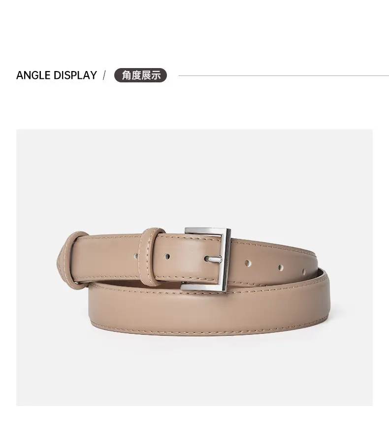 Women's Genuine Leather Waist-Cinching Belt for Jeans & Suits — feature 8