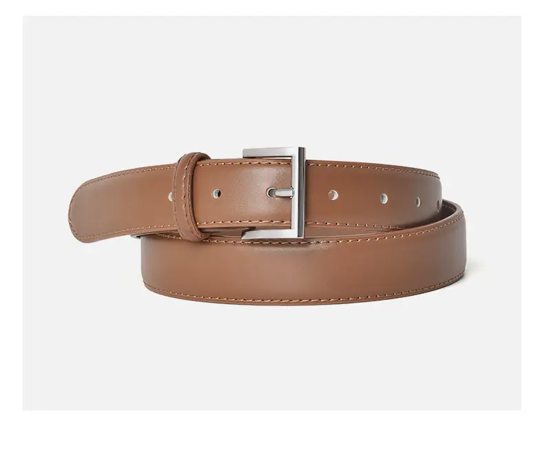 Women's Genuine Leather Waist-Cinching Belt for Jeans & Suits — feature 9