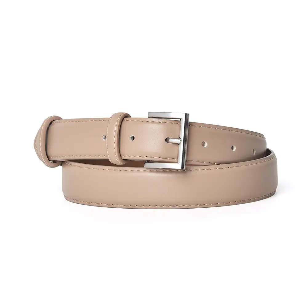 Women's Genuine Leather Waist-Cinching Belt for Jeans & Suits - Image 3