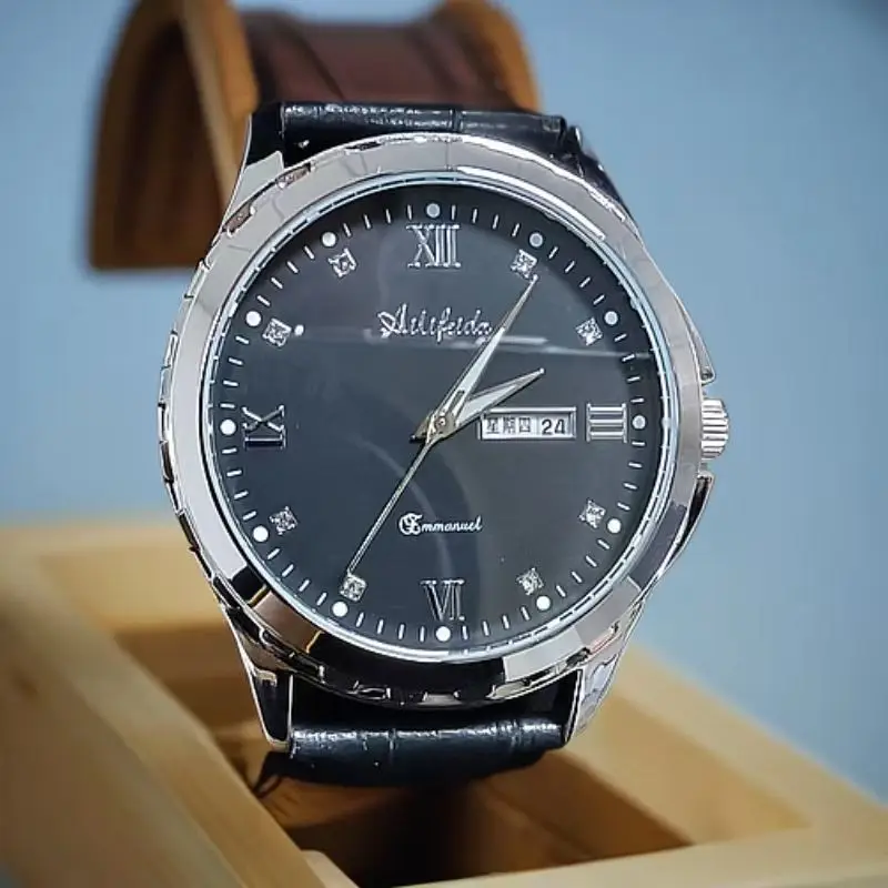Ailifida Men's Waterproof Luminous Quartz Watch - Image 3