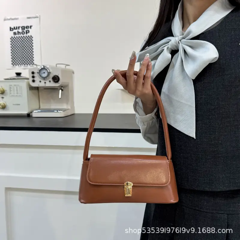 Black Leather Armpit Bag for Women 2025 - Image 8