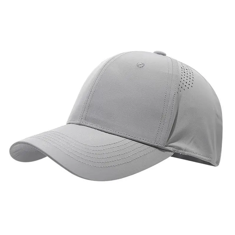 Men Black Baseball Cap Summer Breathable High-End - Image 3
