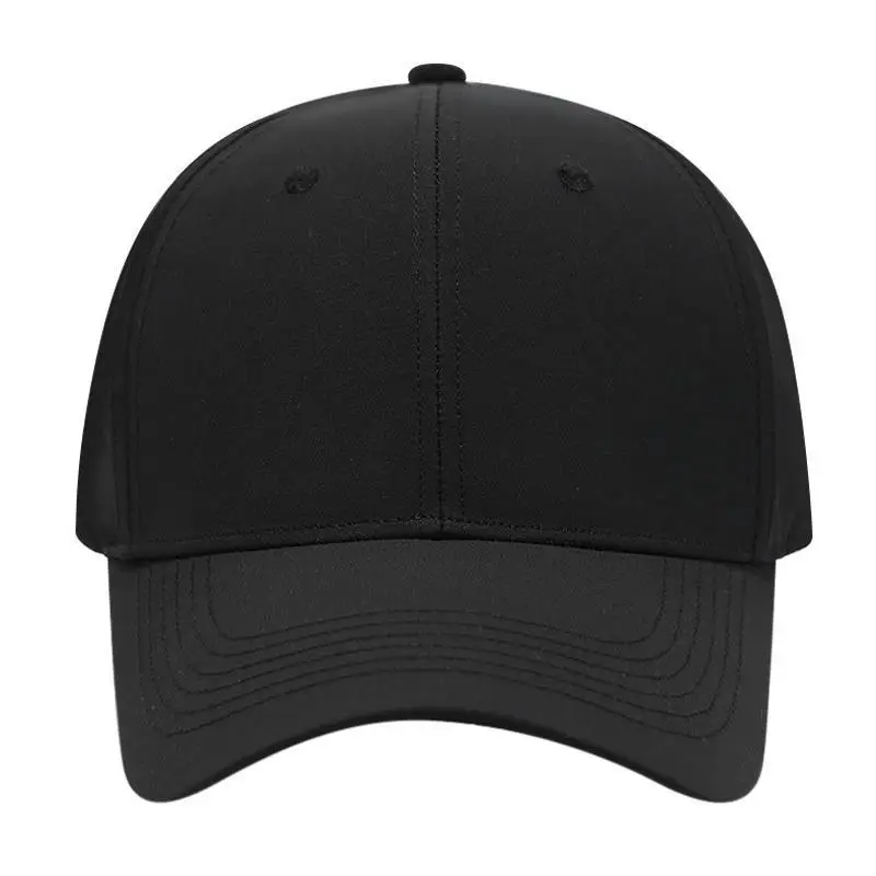 Men Black Baseball Cap Summer Breathable High-End — feature 5