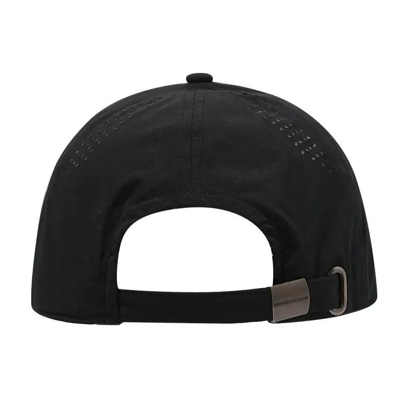 Men Black Baseball Cap Summer Breathable High-End — feature 6