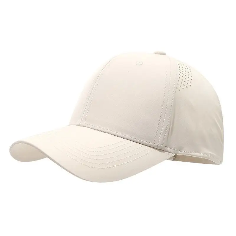 Men Black Baseball Cap Summer Breathable High-End - Image 2