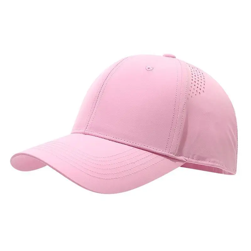 Men Black Baseball Cap Summer Breathable High-End - Image 6