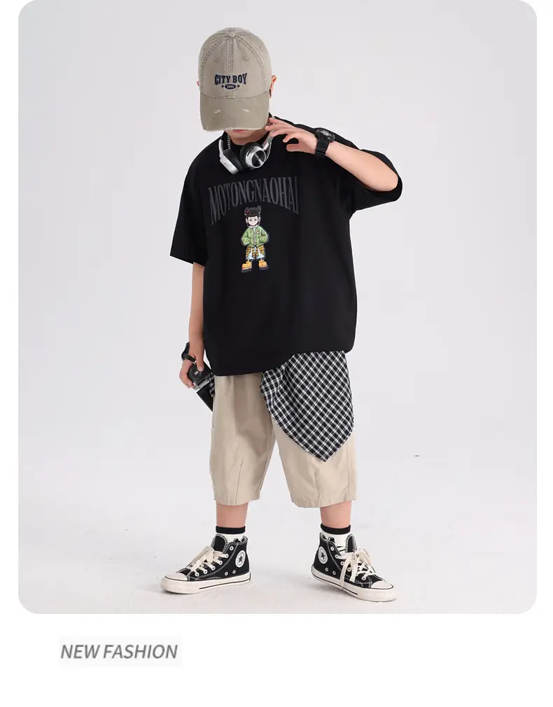 Boys Cartoon Nezha T-Shirt White 2026 — feature 11