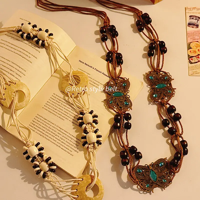 Bohemian Retro Woven Belt for Women - Image 7