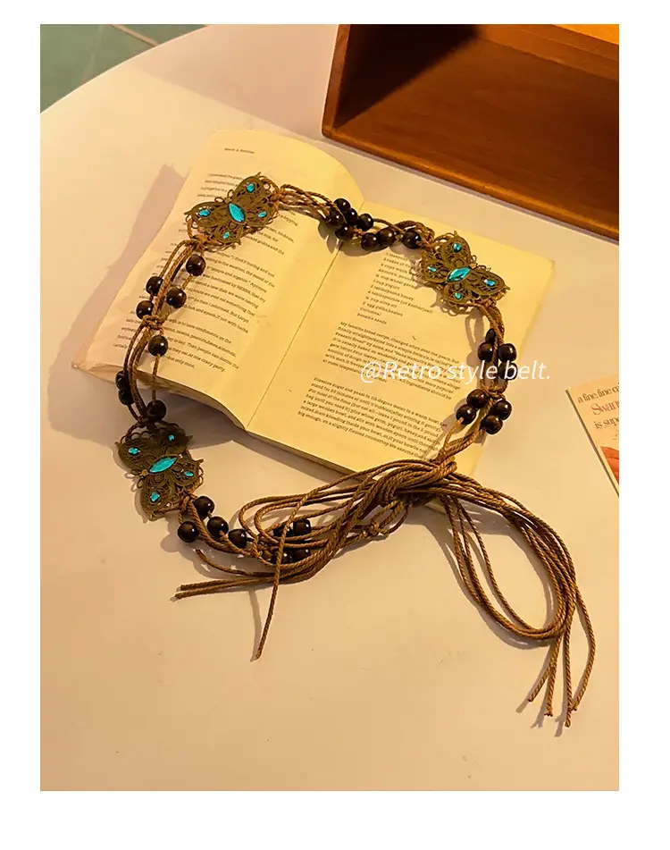 Bohemian Retro Woven Belt for Women — feature 10