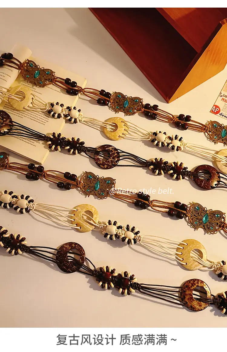 Bohemian Retro Woven Belt for Women — feature 3