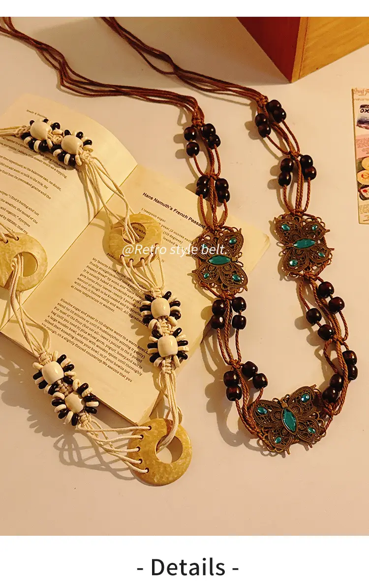 Bohemian Retro Woven Belt for Women — feature 4