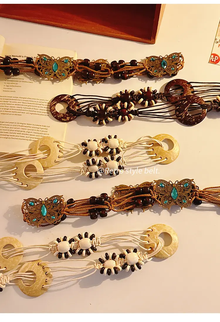 Bohemian Retro Woven Belt for Women — feature 6