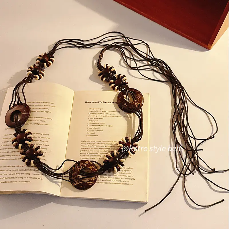 Bohemian Retro Woven Belt for Women - Image 3