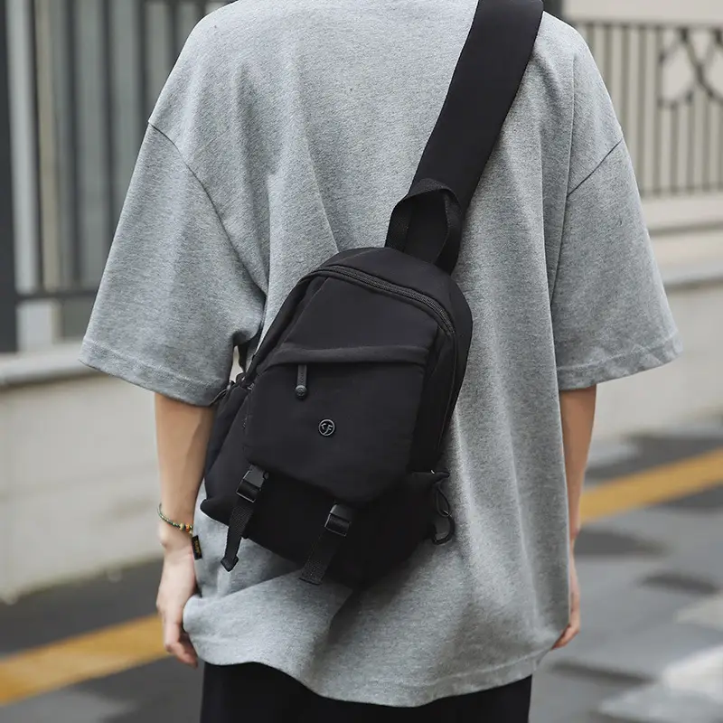 Japanese Trendy Crossbody Bag for Women Orange & Purple - Image 7